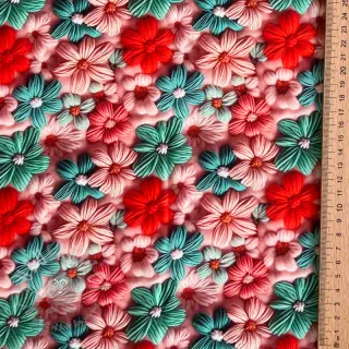 Viscose RAYON POPLIN Knitted design D digital print