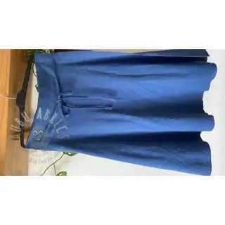 Katoenen stof met linnen jeans