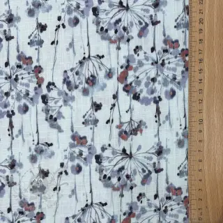 Viskóza s ľanom Agapanthus design B digital print