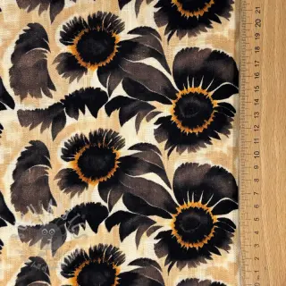 Viscose met linnen Sunlower design A digital print