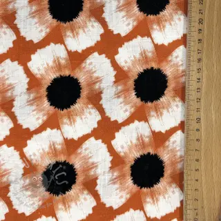 Viscose met linnen Waxflower design En digital print