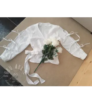 Voorgewassen linnen white