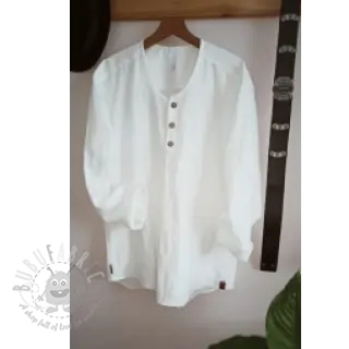 Voorgewassen linnen ecru