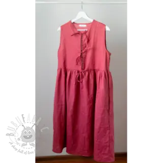 Voorgewassen linnen 170 g rose pink