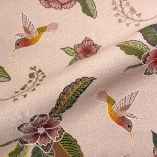 Decoratiestof Floral Kolibri Art digital print