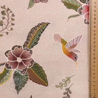 Decoratiestof Floral Kolibri Art digital print