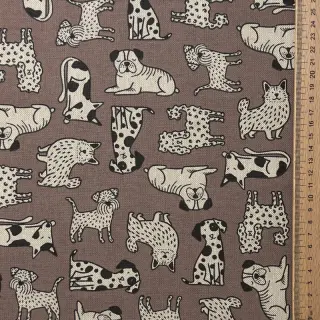 Dekoračná látka Linenlook premium Dog Wildlife Art