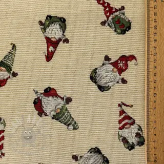 Decoratiestof GOBELIN PREMIUM Tomte Holiday Joy