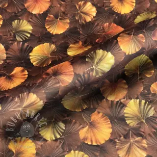 Decoratiestof VELVET Ginko Biloba Leaf