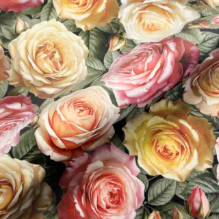 Dekoračná látka VELVET Romantic Rose Charm