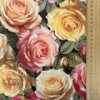Decoratiestof VELVET Romantic Rose Charm