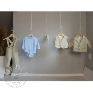 Voorgewassen linnen beige