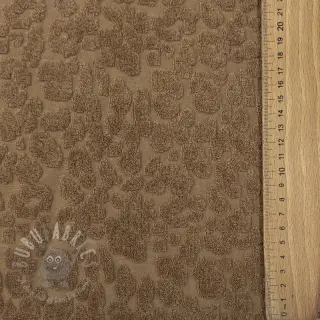 Badstof Animal skin brown