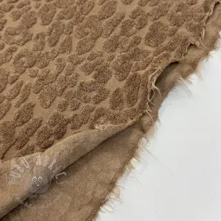 Badstof Animal skin brown