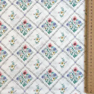 Bavlnená látka Flowers Tara off white design A digital print