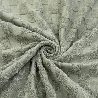 Badstof Checks green