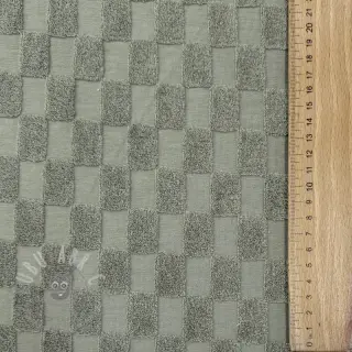Badstof Checks green