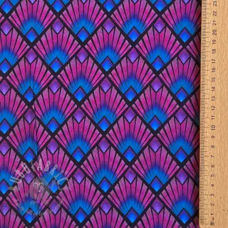 Viscose RADIANCE Graphic navy digital print