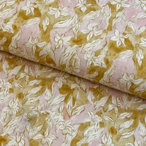 Viscose met linnen CREPE Flowers Tomi digital print