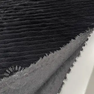 Kunstbont Stripes anthracite