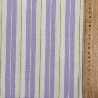 Dvojitá gázovina/mušelín YARN DYED Line purple