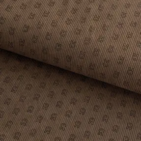 Menčester STRETCH Little bunny taupe
