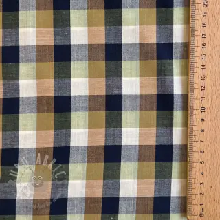 Katoenen stof YARN DYED Square pickle