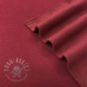 Geruwde sweaterstof JOGGING berry