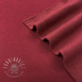 Geruwde sweaterstof JOGGING berry