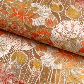 Decoratiestof jacquard Opium allover peanut