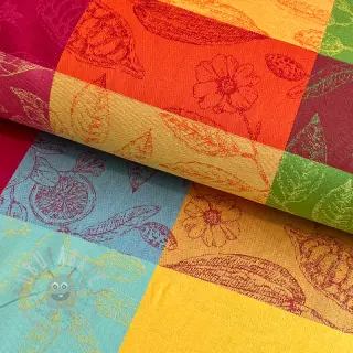 Decoratiestof FRENCH TABLE CLOTH JACQUARD Cabosse allover summer