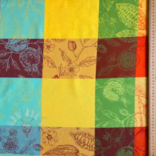Decoratiestof FRENCH TABLE CLOTH JACQUARD Cabosse allover summer