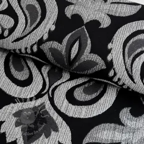 Decoratiestof jacquard Baccara argent