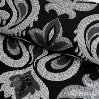 Decoratiestof jacquard Baccara argent