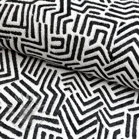 Decoratiestof jacquard Mesopotamie allover graphite