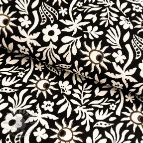 Decoratiestof jacquard Sunlight noir