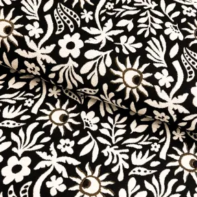 Dekoračná látka jacquard Sunlight noir