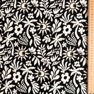 Dekoračná látka jacquard Sunlight noir