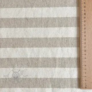 Decoratiestof jacquard LINEN LOOK Cabourg lin