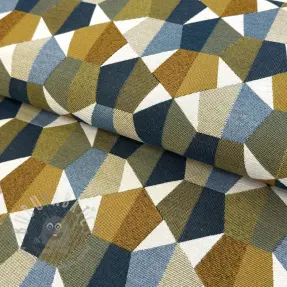 Decoratiestof jacquard Mustang blue