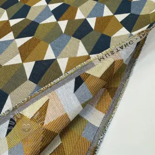 Decoratiestof jacquard Mustang blue