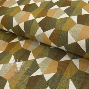 Decoratiestof jacquard Mustang gold