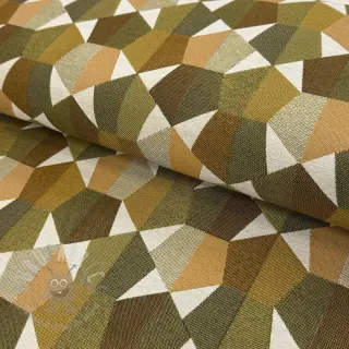 Decoratiestof jacquard Mustang gold