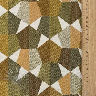 Decoratiestof jacquard Mustang gold