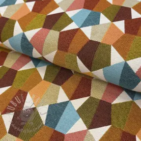 Decoratiestof jacquard Mustang multi