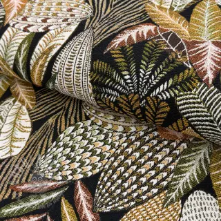 Decoratiestof jacquard Egypte noir