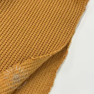 Sweaterstof BIG KNIT mustard