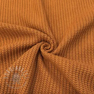 Sweaterstof BIG KNIT brick