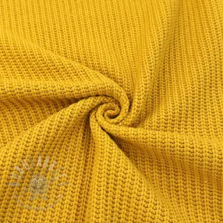 Sweaterstof BIG KNIT yellow