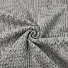 Sweaterstof BIG KNIT light grey